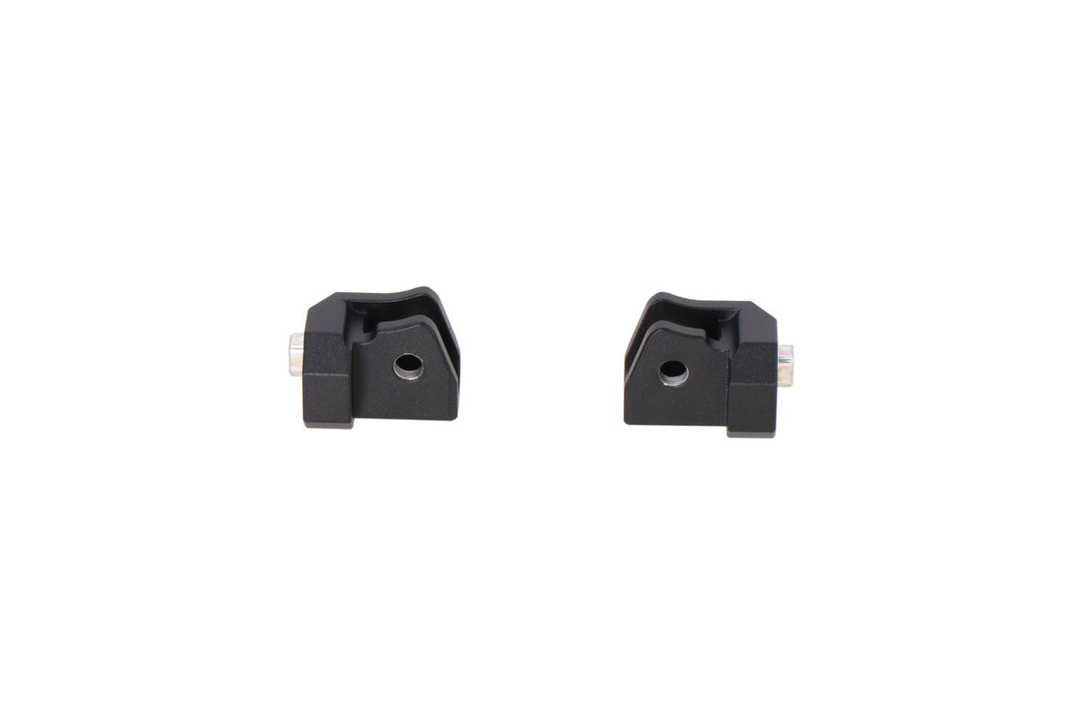 Mounting kit for ION footrest Silver. Kawasaki KLE500 / KLE500 SE (26-).