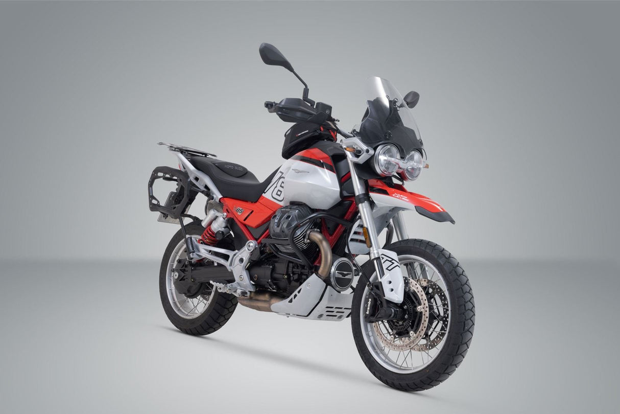 Adventure set DUSC Black. Moto Guzzi V85 TT (19 - 23). - SW - Motech UK