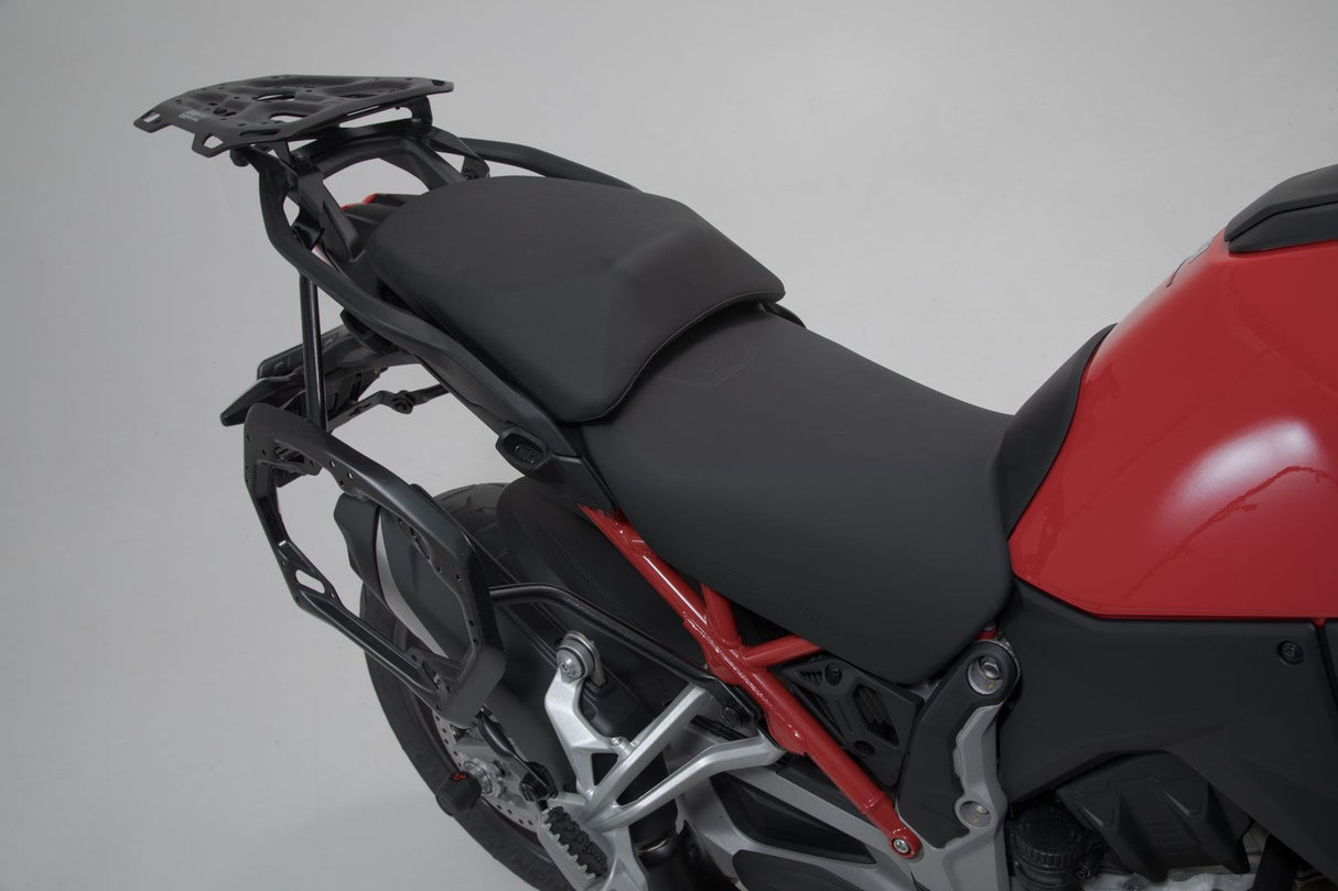 Adventure set DUSC with top case L US model Black. Ducati Multistrada V4 (20 - ). - SW - Motech UK