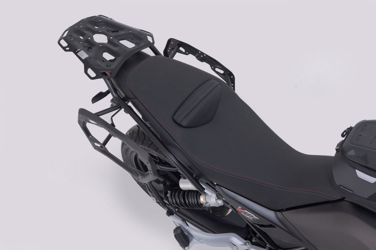 Adventure set TRAX ADV Black. Moto Guzzi V85 Strada (24 - ). - SW - Motech UK