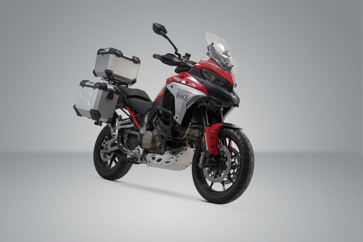 Adventure set TRAX ADV US - model Silver. Ducati Multistrada V4 (20 - ). - SW - Motech UK