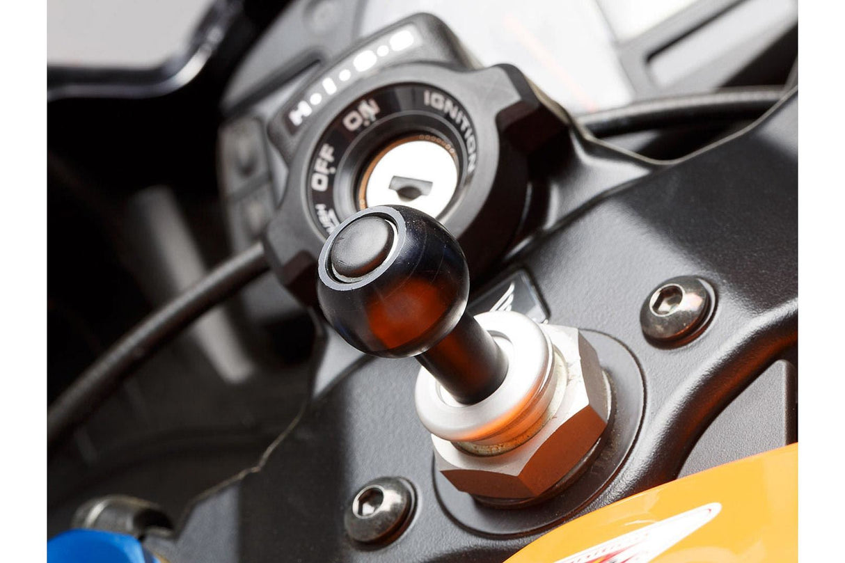 Ball Clamp for Head Tube for Ø 125 - 25 mm Incl 1" ball - SW - Motech UK