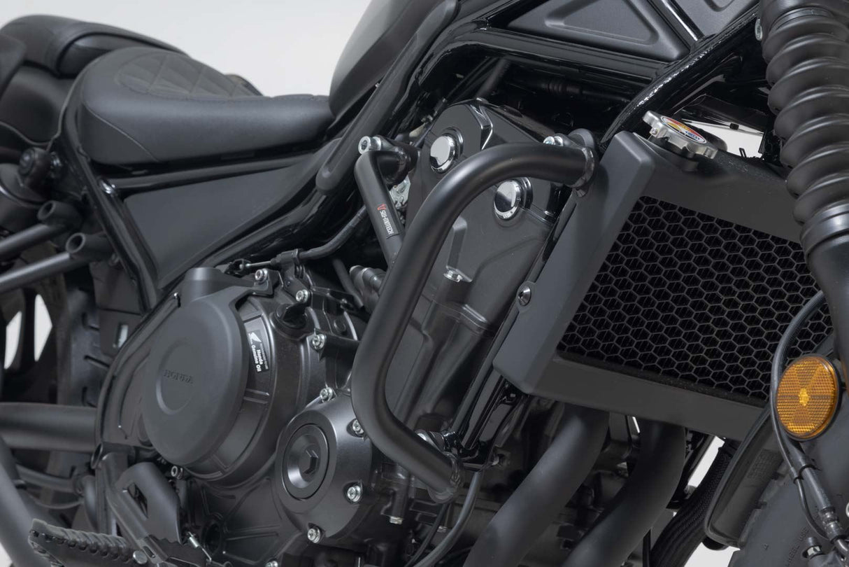 Crash bar Black. Honda CMX 500 Rebel (16 - ), CL500 (22 - ). - SW - Motech UK