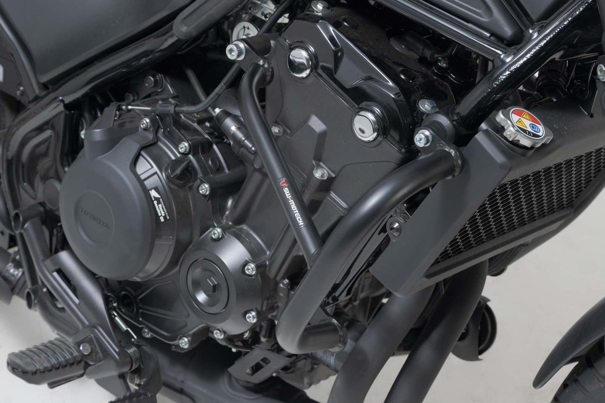 Crash bar Black. Honda CMX 500 Rebel (16 - ), CL500 (22 - ). - SW - Motech UK