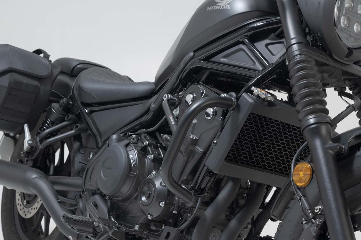 Crash bar Black. Honda CMX 500 Rebel (16 - ), CL500 (22 - ). - SW - Motech UK