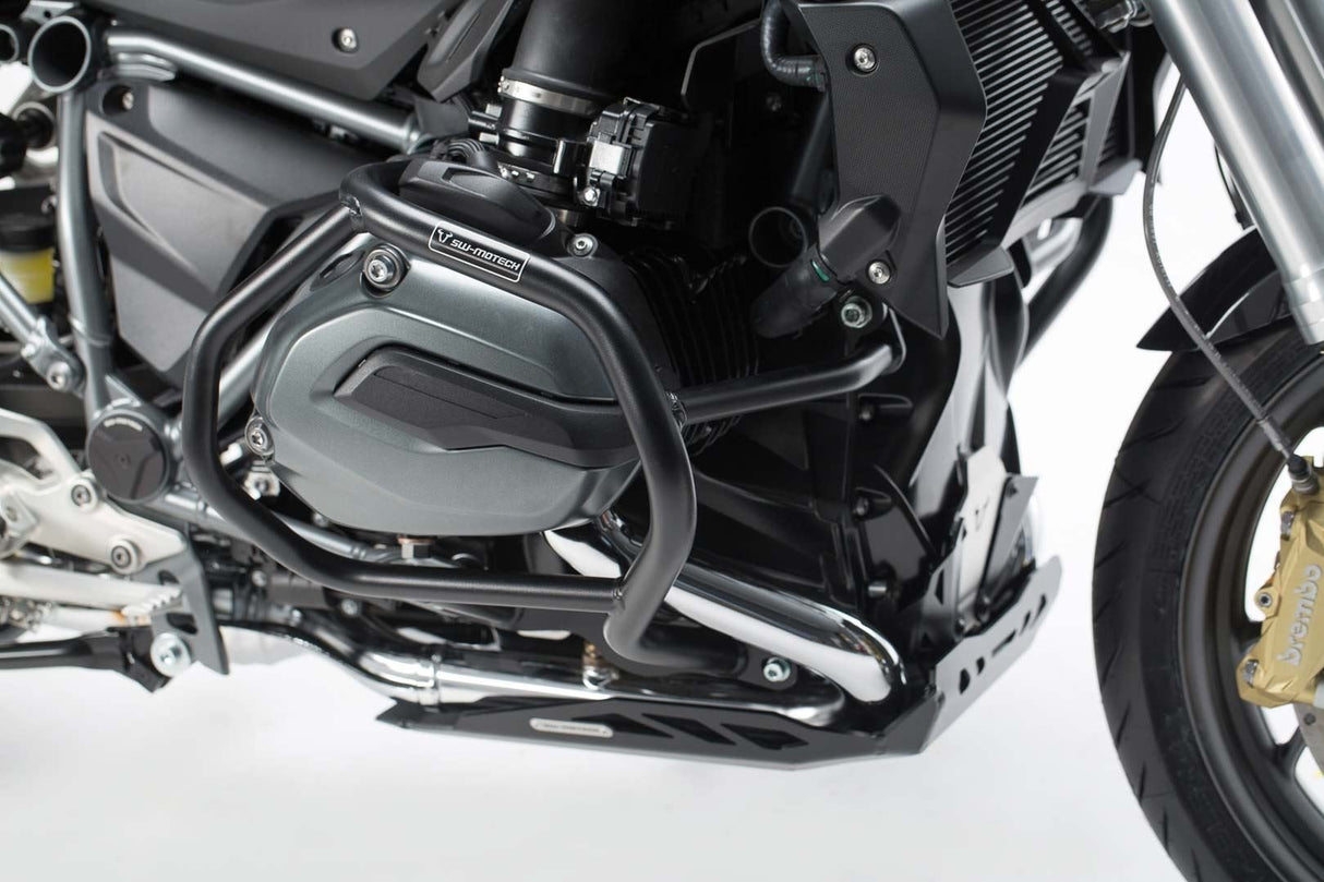 Crash bar BMW R1200R / R1200RS (14 - 18) Black - SW - Motech UK