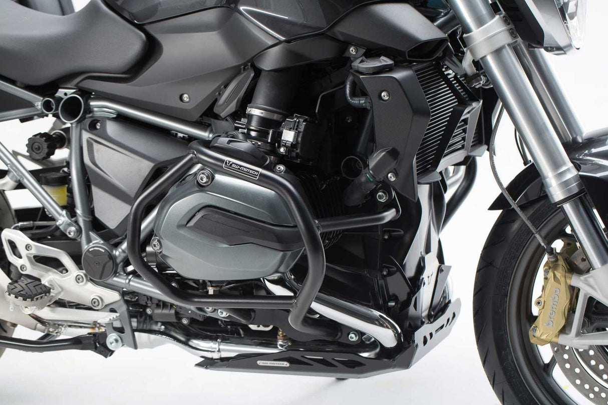 Crash bar BMW R1200R / R1200RS (14 - 18) Black - SW - Motech UK