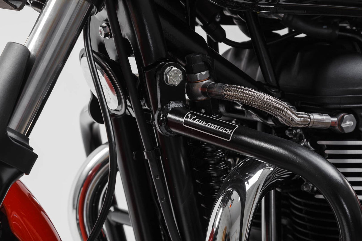 Crash bar Triumph Thruxton, Bonneville (04 - 16) Black - SW - Motech UK