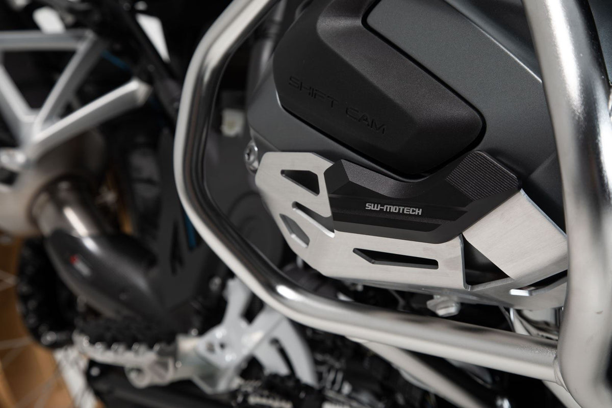 Cylinder guard BMW R 1250 GS/Adv, R 1250 RS/ RT Black/Silver - SW-Motech UK