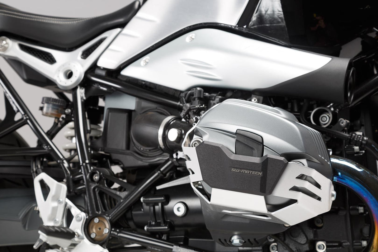 Cylinder guard BMW R1200 R / GS / Adv, R nineT Silver - SW - Motech UK