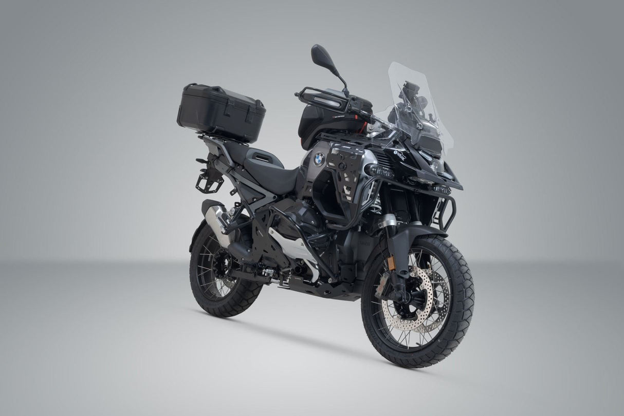 DUSC L top case system Black. 41 l. BMW R 1300 GS . BMW top case holder. - SW - Motech UK