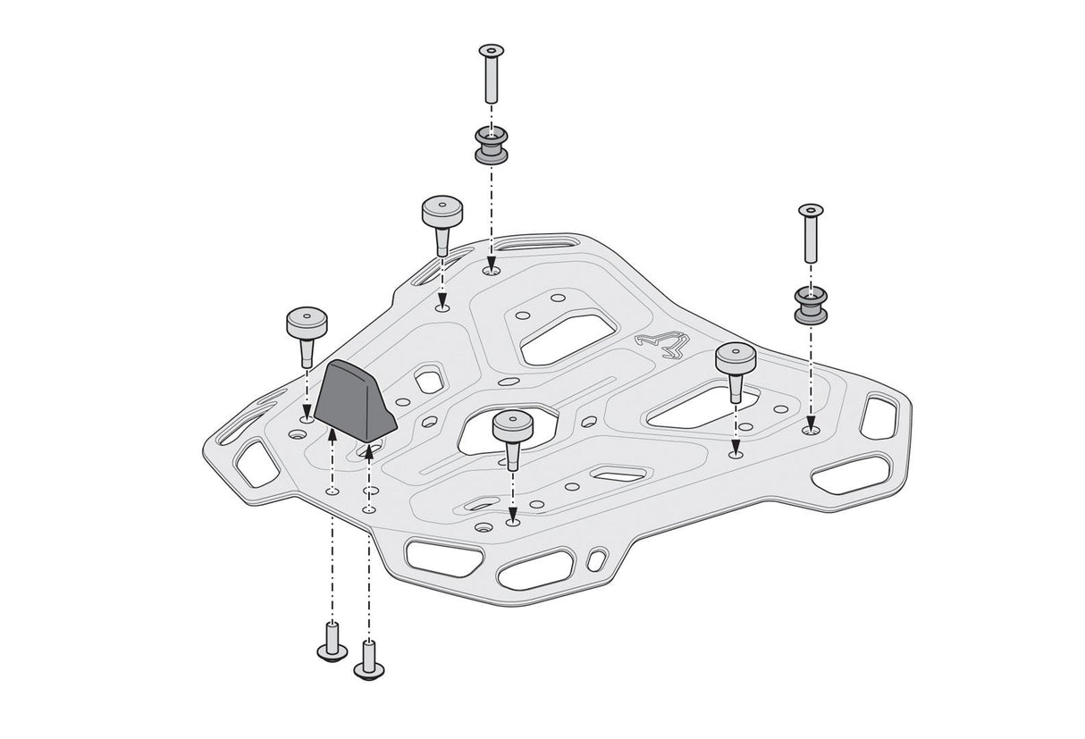 DUSC XL top case system Black. 55 l. Moto Morini X-Cape 650 (21-). - SW-Motech UK