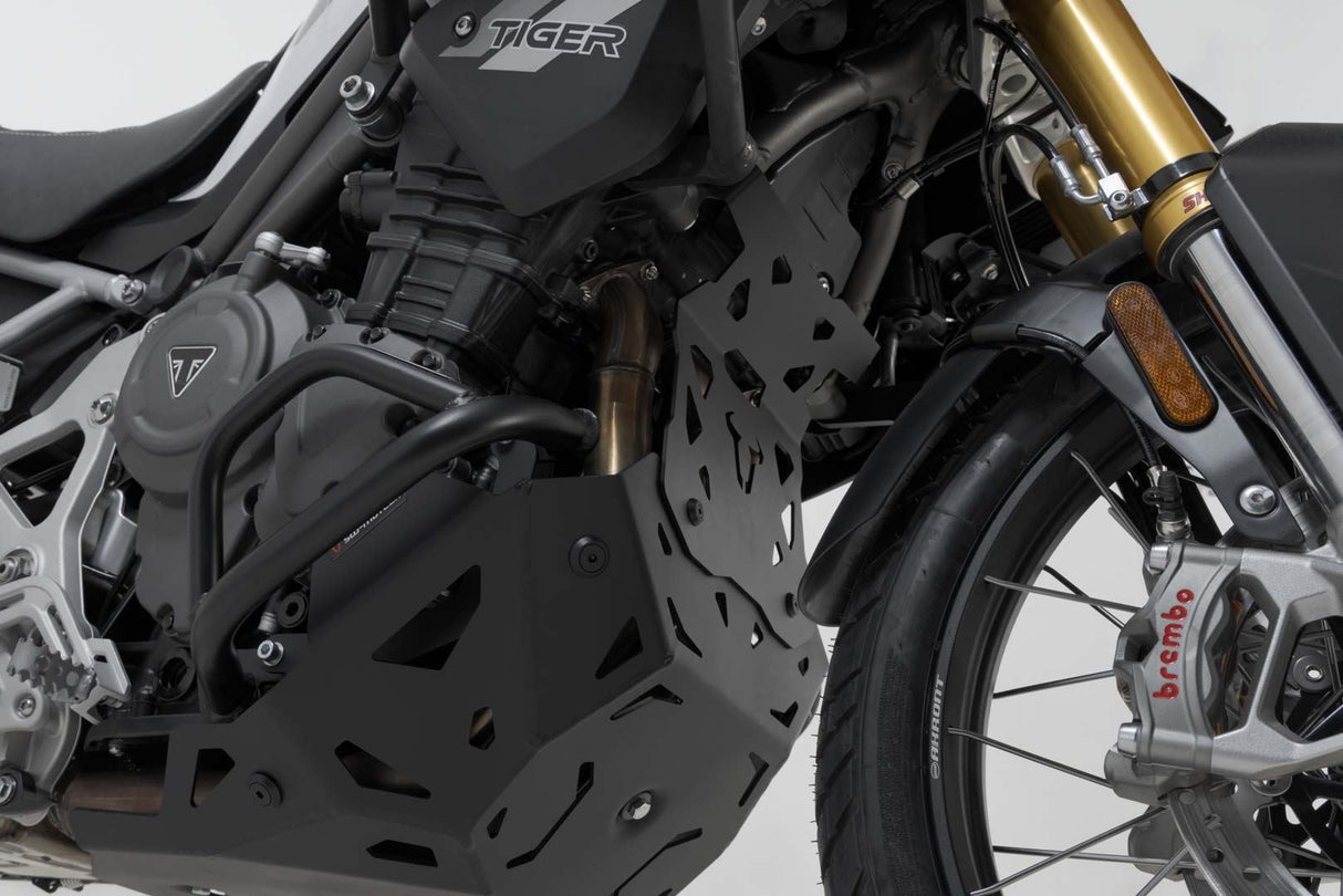 Engine guard extension Triumph Tiger 1200 models (22 - ) Black - SW - Motech UK