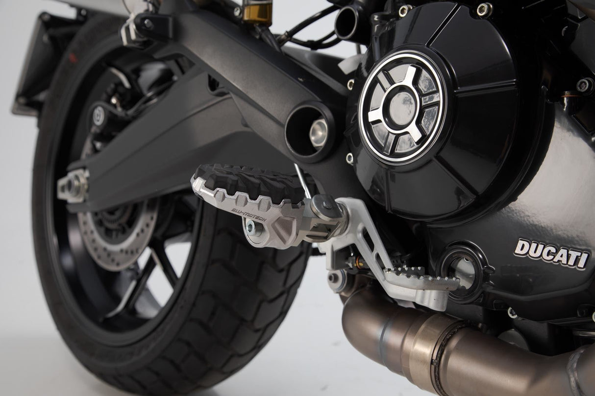 EVO footrest kit Ducati models - SW - Motech UK