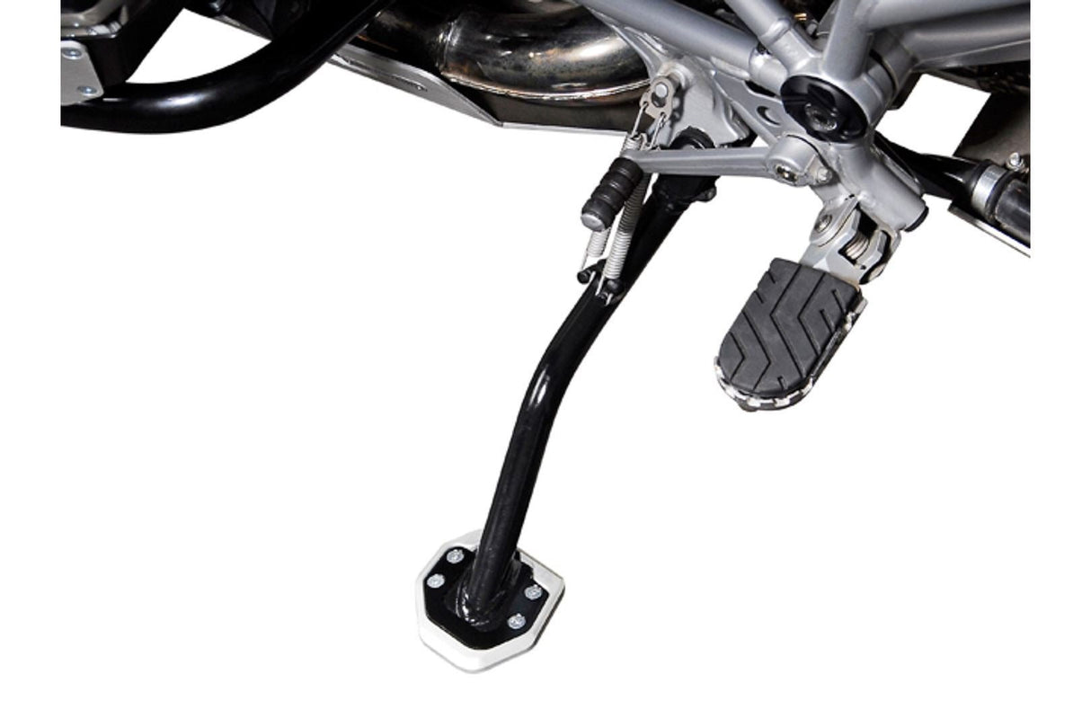 Extension for Side Stand Foot BMW R1200GS / R1200GS Adventure Black/Silver - SW - Motech UK