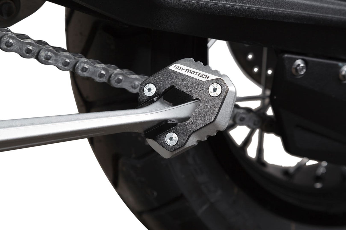 Extension for Side Stand Foot Triumph Tiger 800 models (10 - 17) Black/Silver - SW - Motech UK