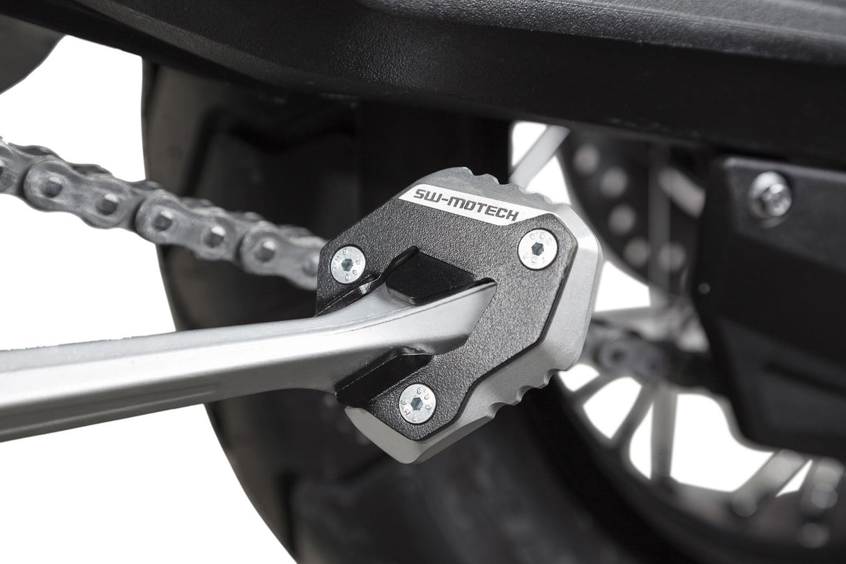 Extension for Side Stand Foot Triumph Tiger 800 models (10 - 17) Black/Silver - SW - Motech UK