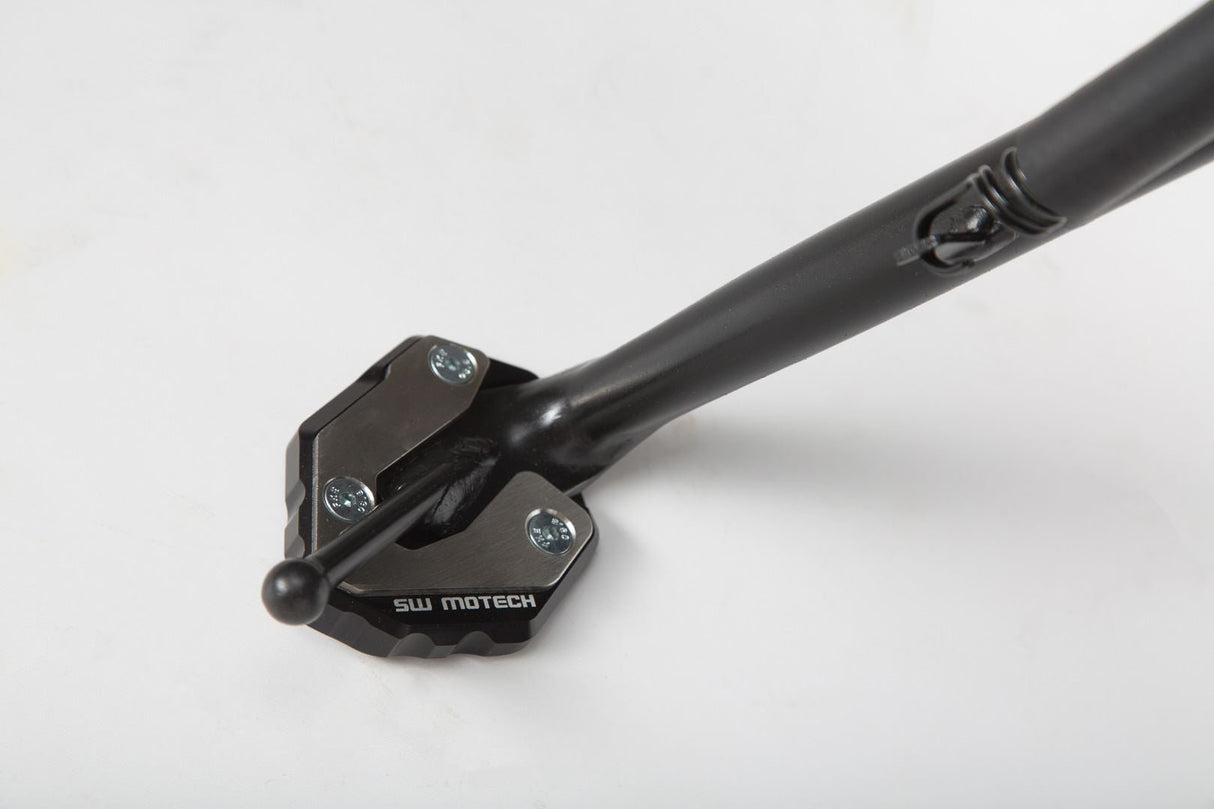 Extension for Side Stand Foot Yamaha MT - 09 Tracer, XSR900/Abarth Black/Silver - SW - Motech UK