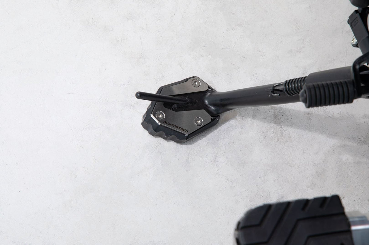Extension for Side Stand Foot Yamaha Tracer 9 (20 - ) Black/Silver - SW - Motech UK