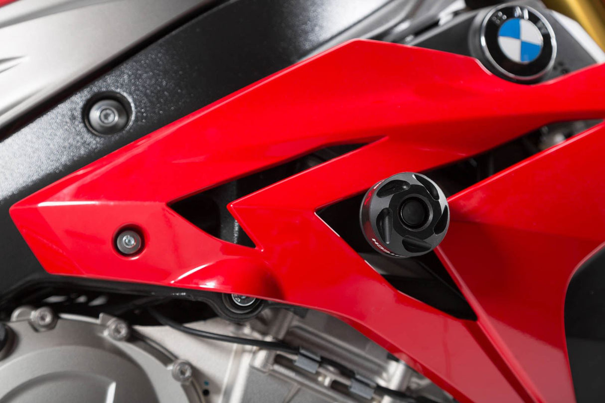 Frame slider kit Black. BMW S 1000 R (13 - 16). - SW - Motech UK