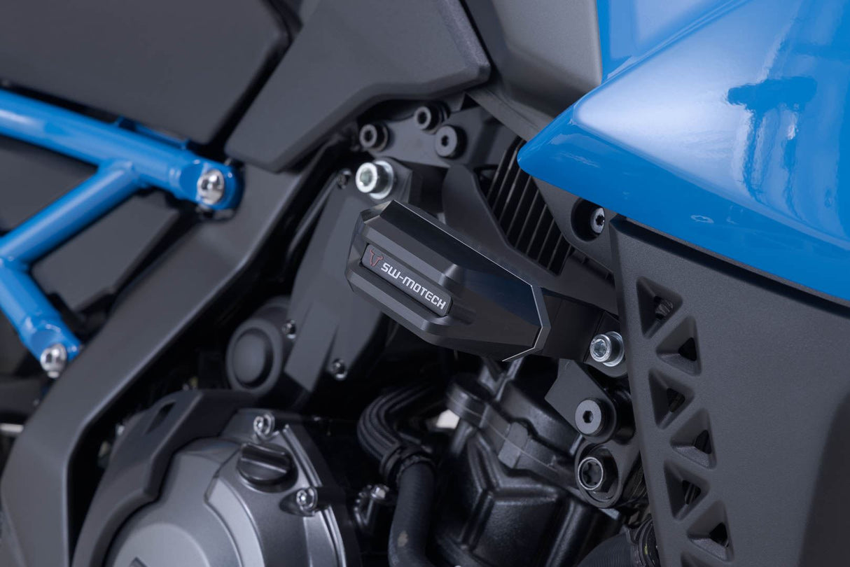 Frame slider kit Suzuki GSX - 8S (22 - ) Black - SW - Motech UK