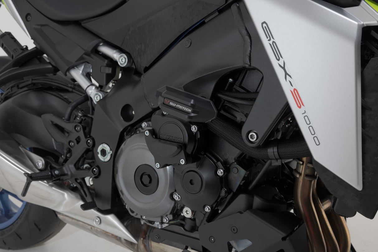 Frame Slider Kit Suzuki GSX - S 1000 (21 - ) Black - SW - Motech UK