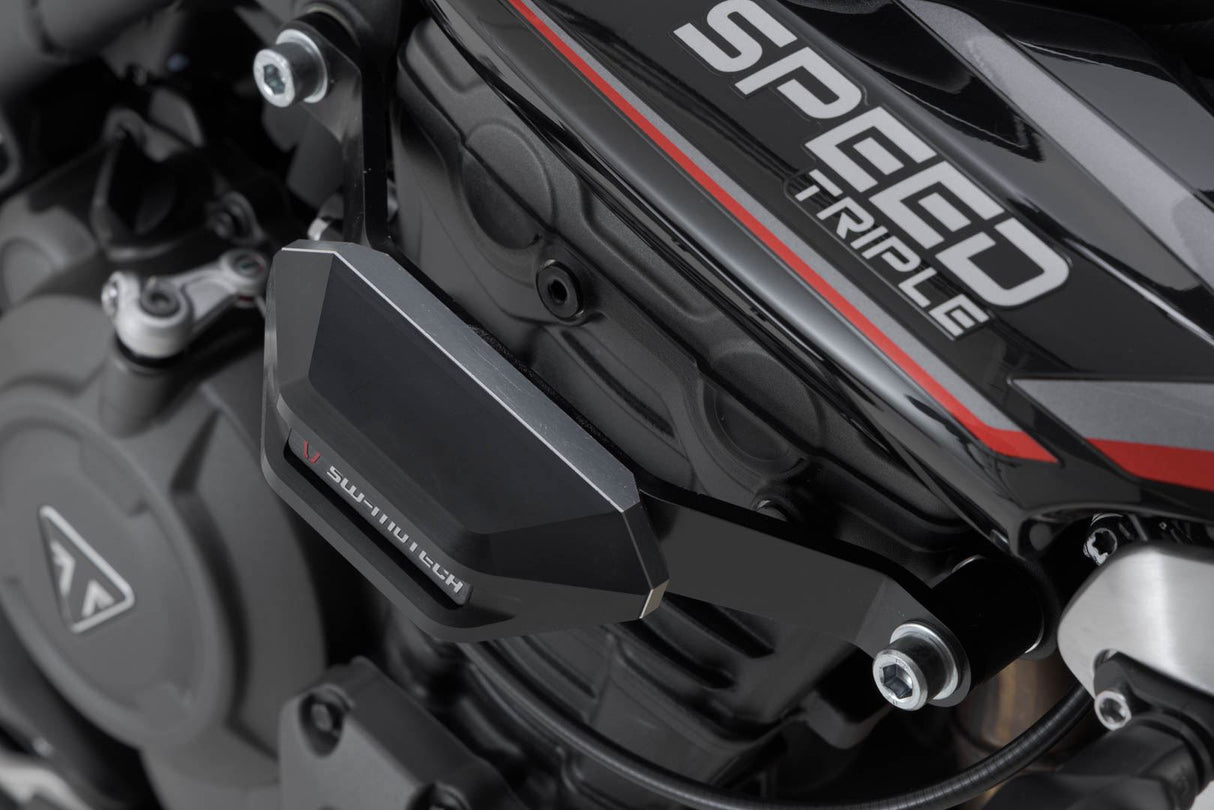 Frame Slider Kit Triumph Speed Triple 1200 RS (21 - ) Black - SW - Motech UK