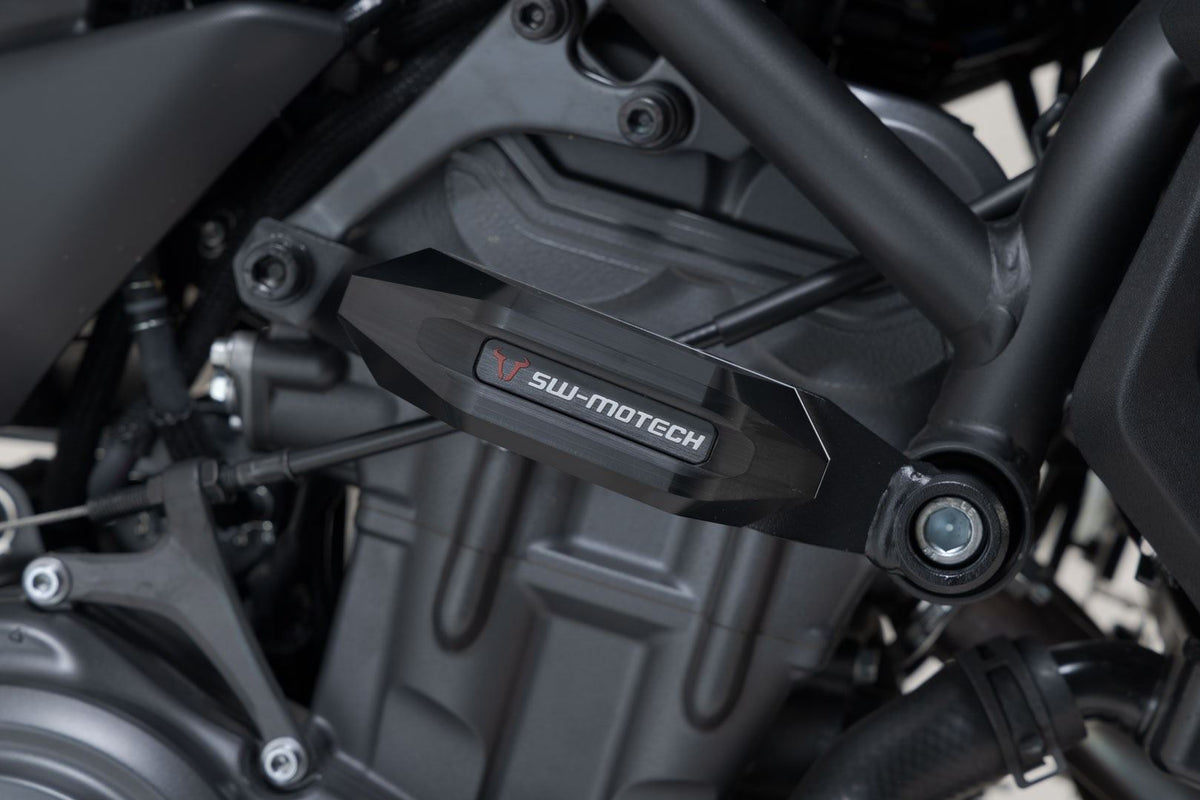 Frame slider kit Yamaha MT-07 (14-) / MT-07 Tracer (16-) Black - SW-Motech UK