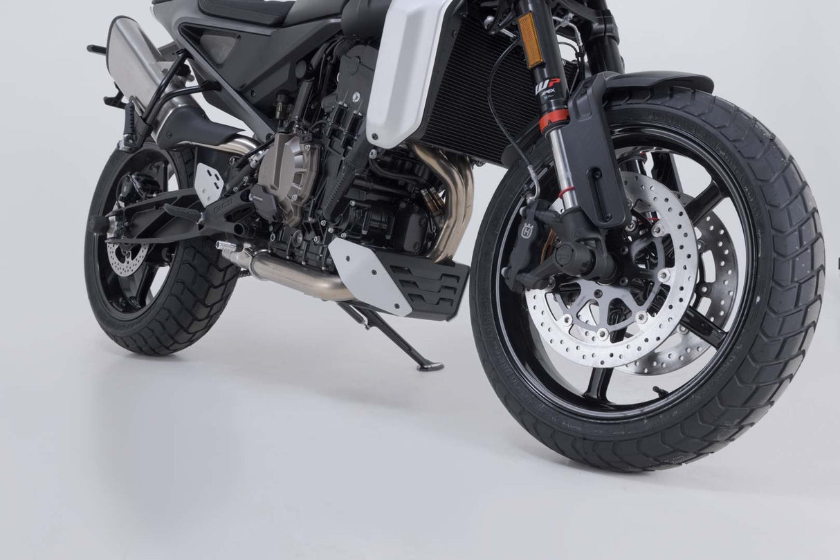Front spoiler Black/Silver. Husqvarna Svartpilen 801 (24 - ). - SW - Motech UK