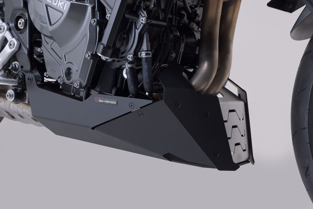 Front spoiler Suzuki GSX - 8S (22 - ) Black/Silver - SW - Motech UK