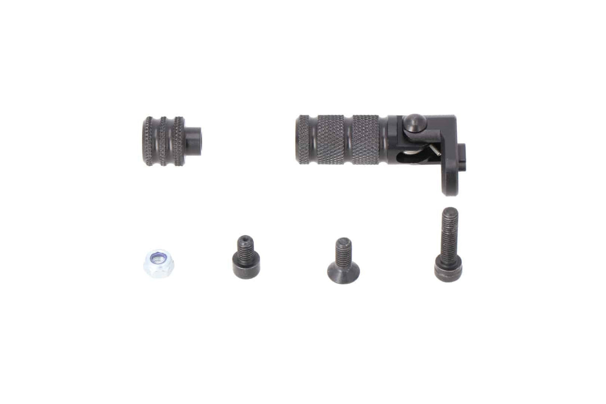 Gear lever tread extension incl Knurled Black - SW-Motech UK