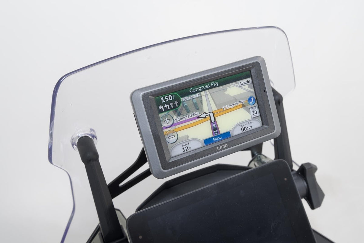GPS mount for cockpit CFMoto 800MT (21-) Black - SW-Motech UK