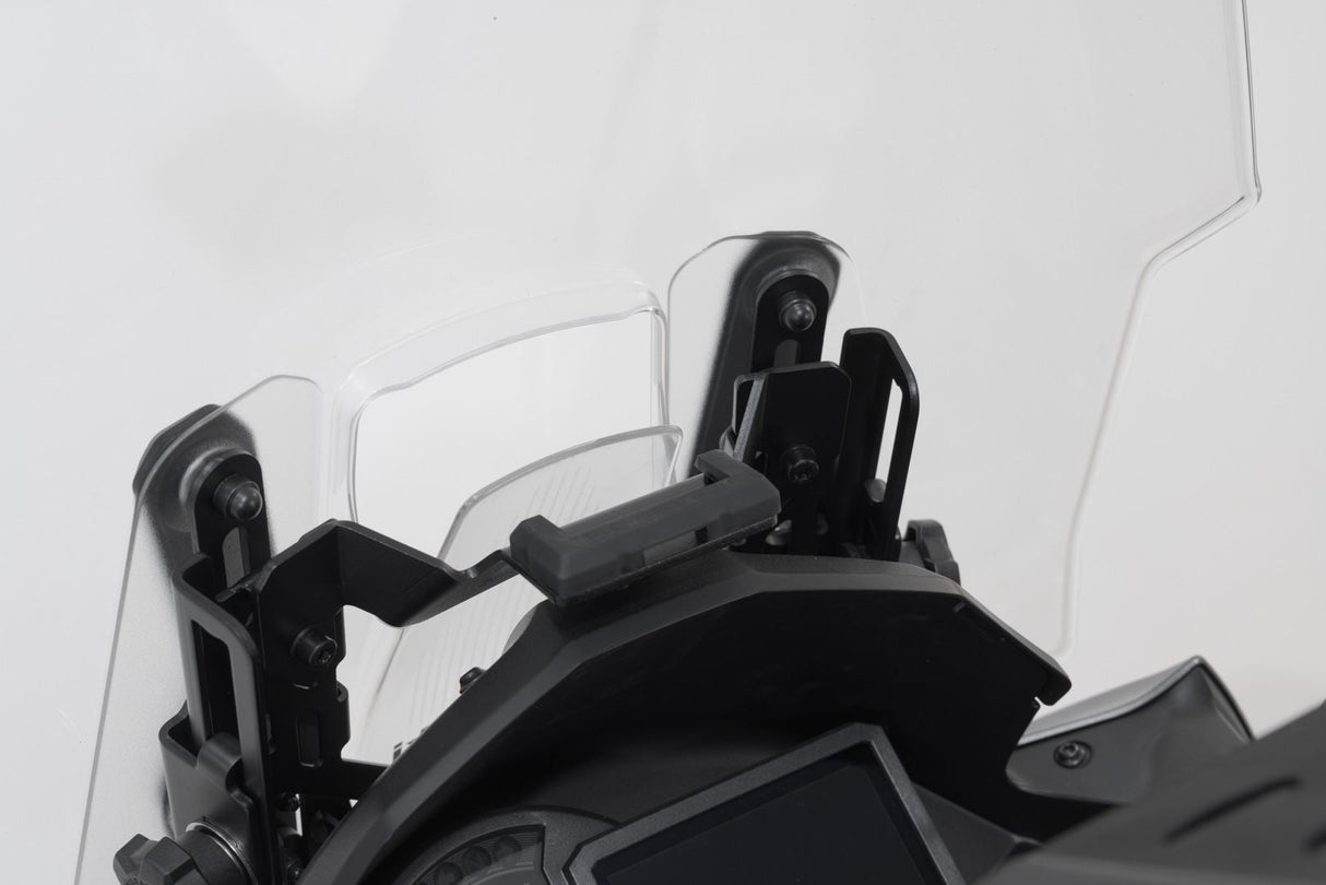 GPS Mount for Cockpit Kawasaki Versys 1000 (18 - ) Black - SW - Motech UK