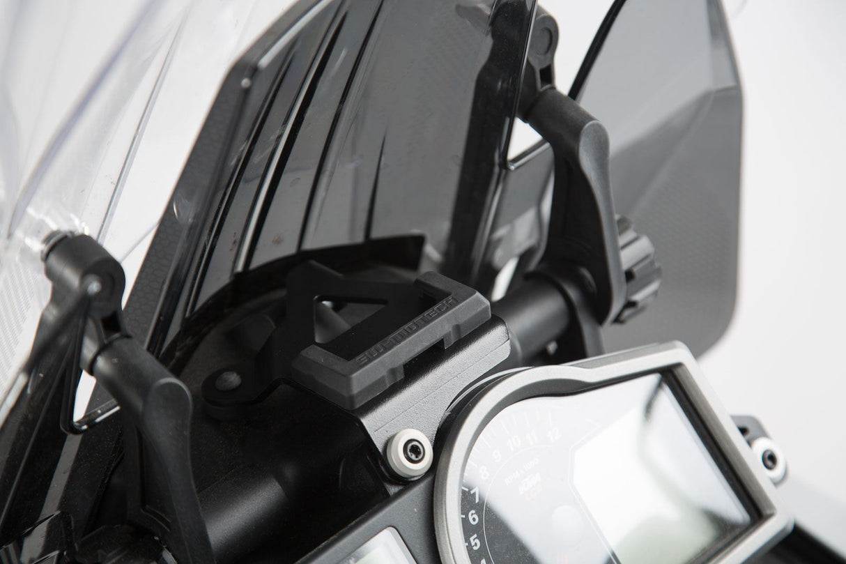 GPS Mount for Cockpit KTM 1290 Super Adventure (14 - ) Black - SW - Motech UK