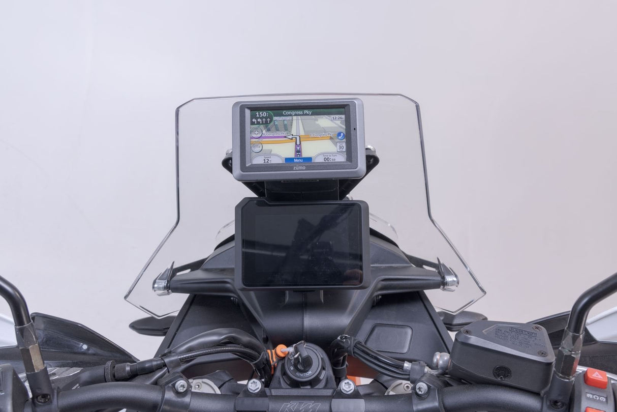 GPS mount for cockpit KTM 890 Adv (22 - ) Black - SW - Motech UK