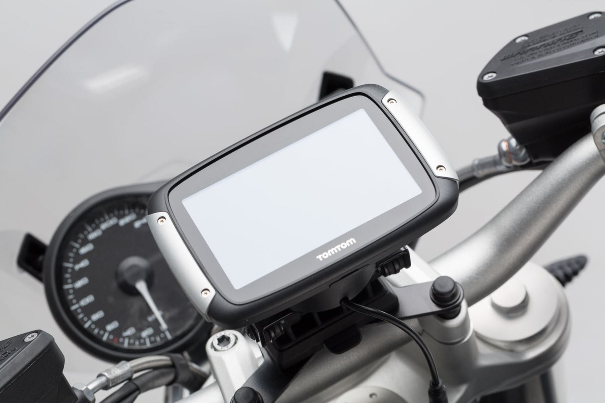 GPS Mount for Handlebar BMW / Triumph models, Himalayan Black - SW - Motech UK