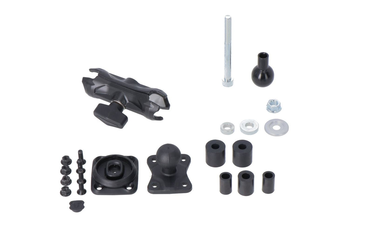 GPS Mount Kit for Head Tube with T - Lock For Ø 12,5 - 25 mm. 1" ball, socket arm, T - Lock - SW - Motech UK