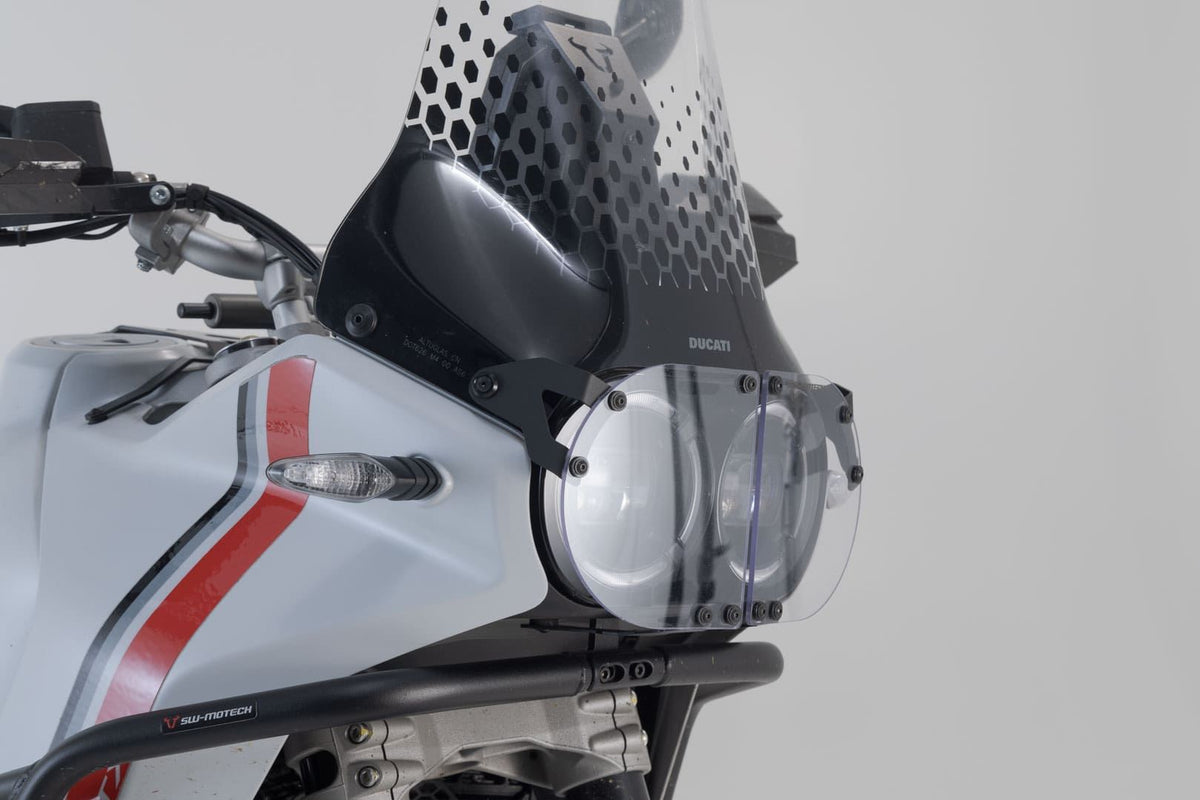 Headlight guard Ducati DesertX Motorcycle high-beam with bezel - SW-Motech UK