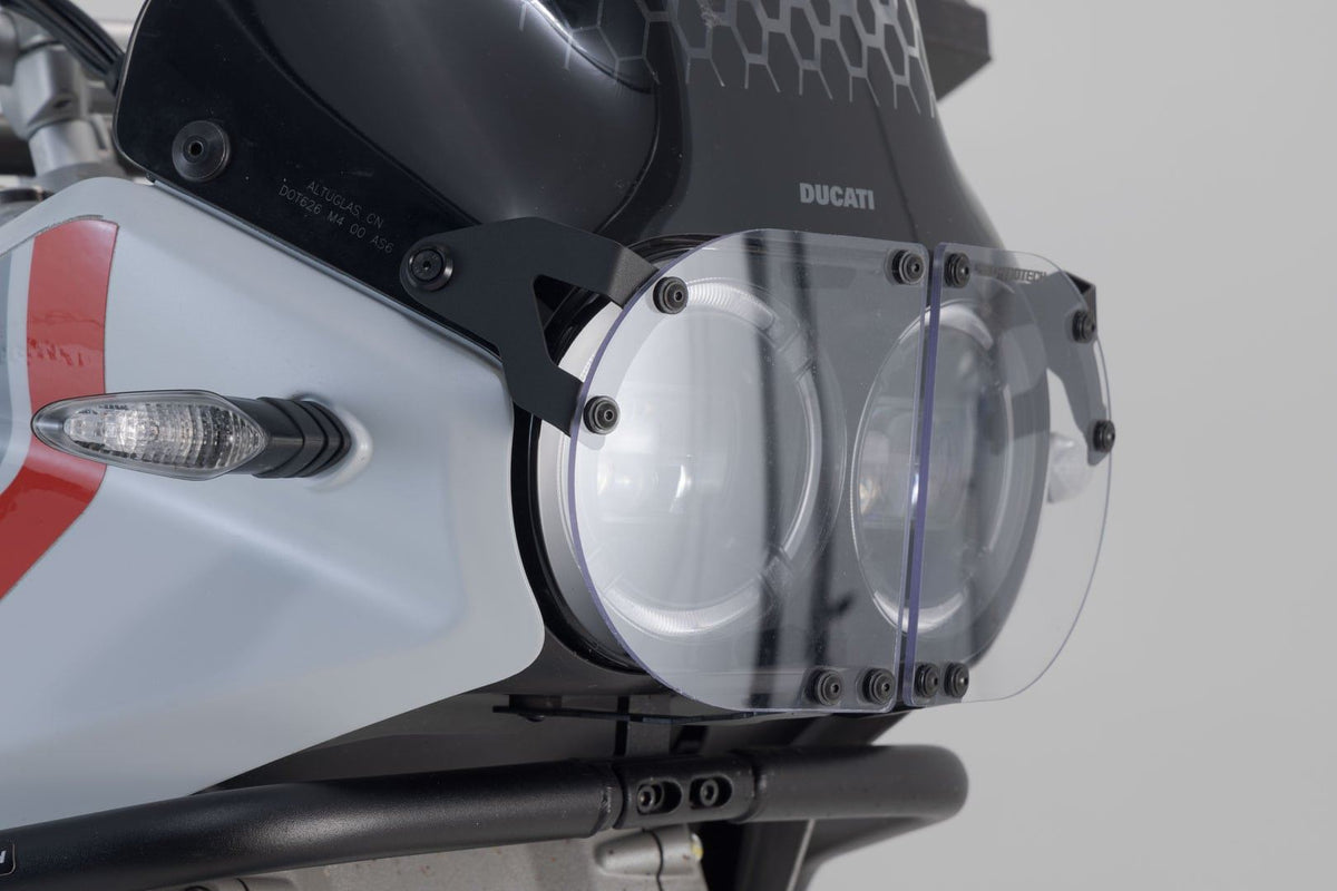 Headlight guard Ducati DesertX Motorcycle high-beam with bezel - SW-Motech UK