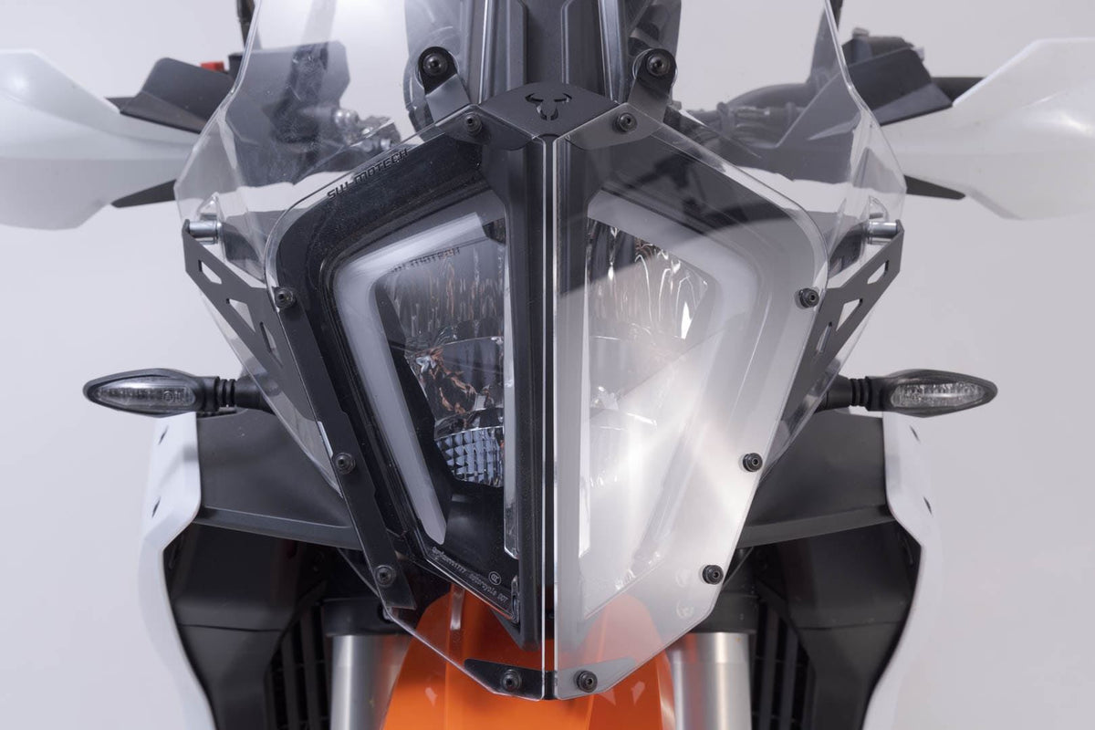 Headlight guard KTM 890 Adventure R (22-) Bracket with cover - SW-Motech UK