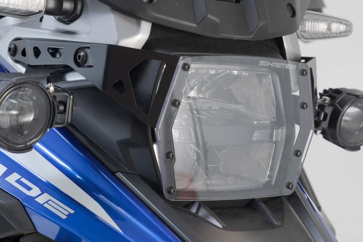 Headlight guard Suzuki V - Strom 1050 (19 - ) Bracket with PVC panel - SW - Motech UK