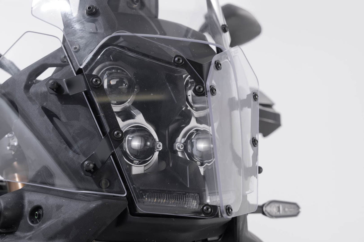 Headlight guard Tenere 700 World Raid (22-) Bracket with shield - SW-Motech UK