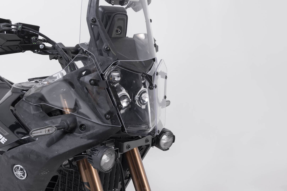 Headlight guard Tenere 700 World Raid (22 - ) Bracket with shield - SW - Motech UK
