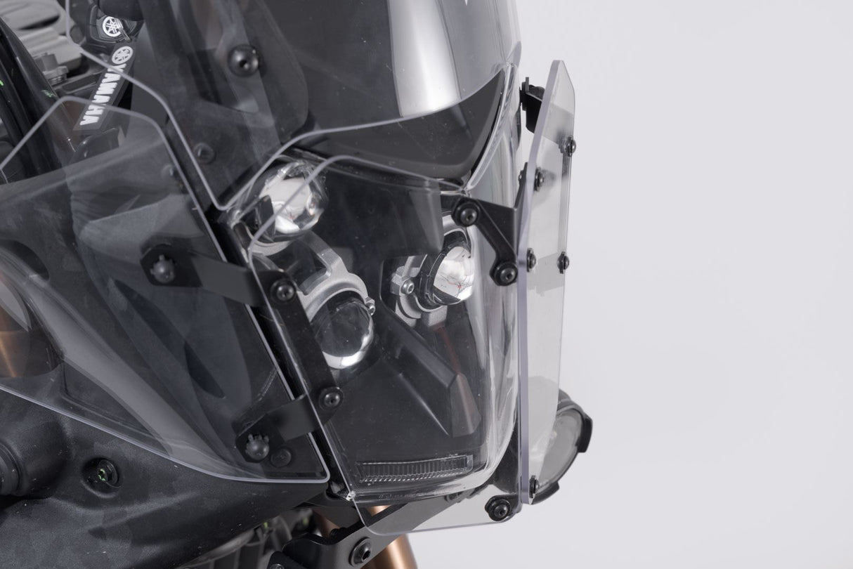 Headlight guard Tenere 700 World Raid (22 - ) Bracket with shield - SW - Motech UK