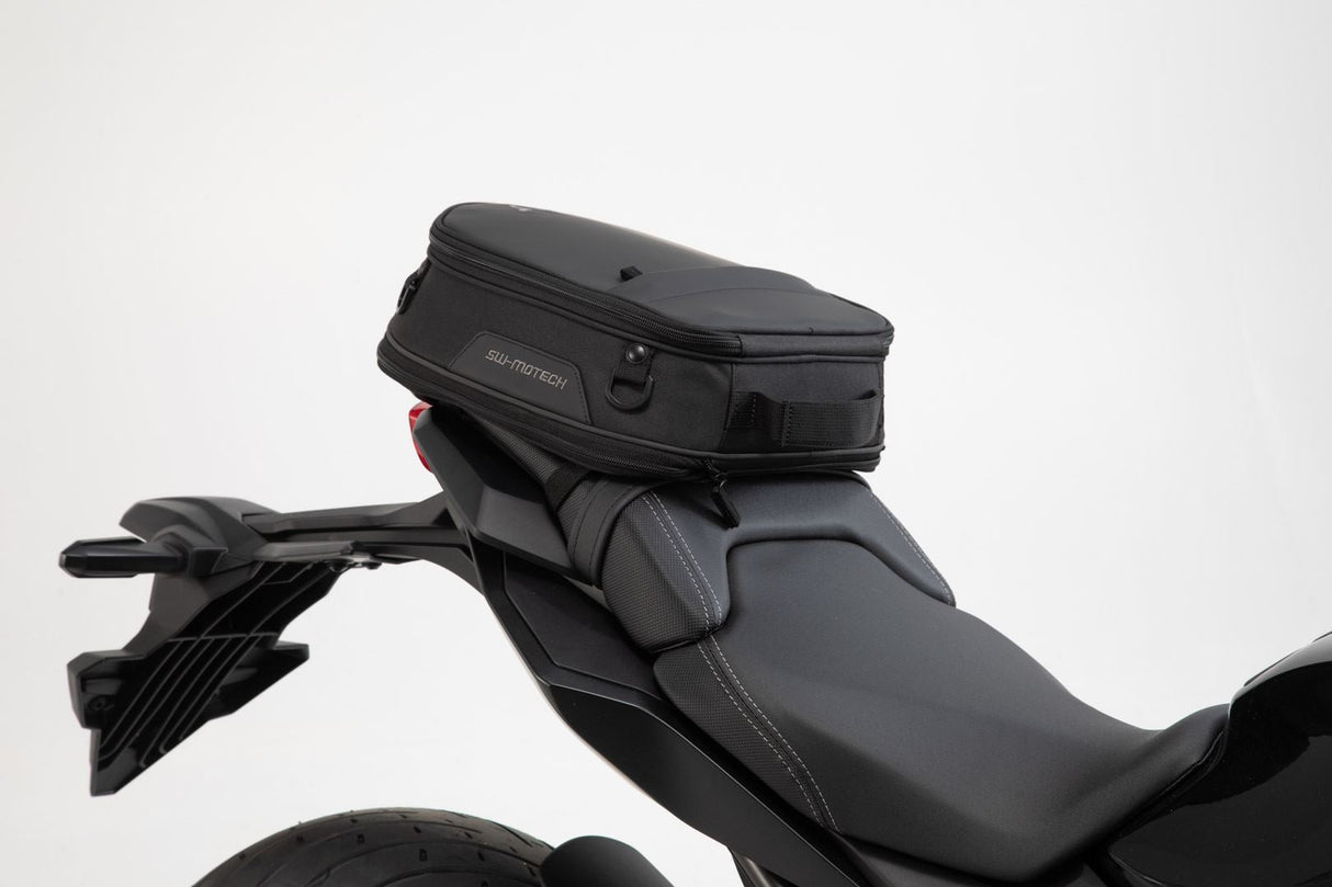 ION S Tail Bag 7 - 15 litre 600D Polyester / Soft - Vinyl Black - SW - Motech UK