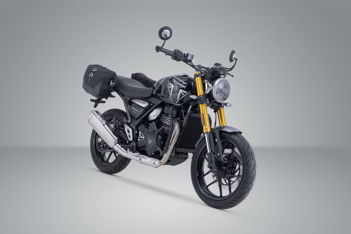 Legend Gear side bag system LC - Black Edition Triumph Speed 400 / Scrambler 400 X (23 - ). - SW - Motech UK