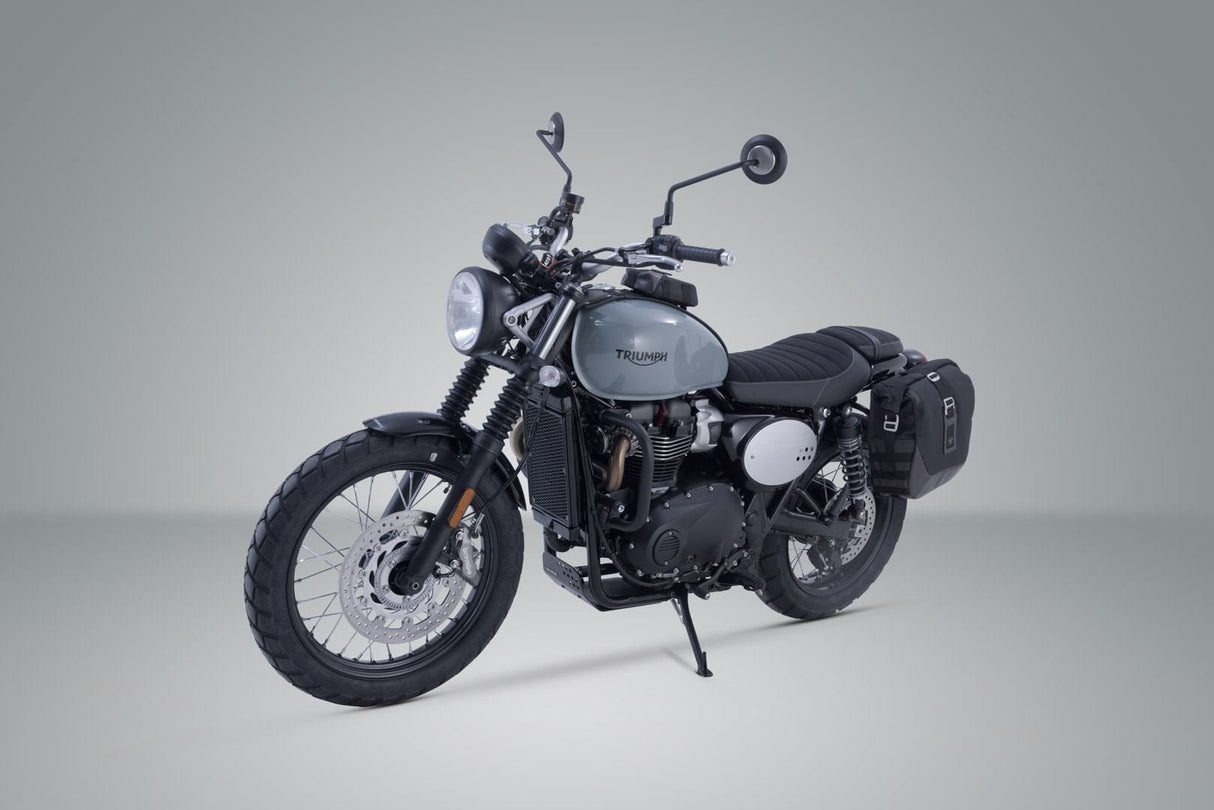 Legend Gear Side Bag System LC Black Edition Triumph Street Cup / Scrambler / Twin (16 - ) - SW - Motech UK