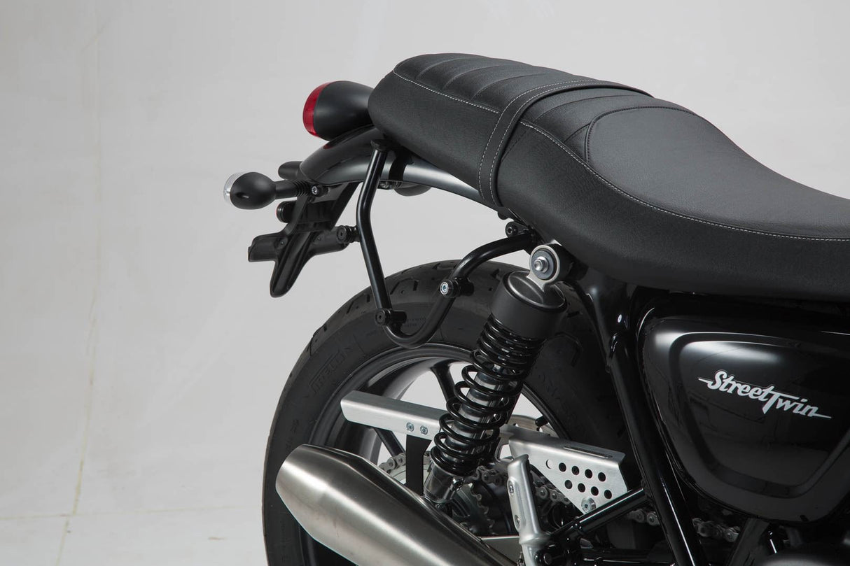 Legend Gear Side Bag System LC Black Edition Triumph Street Twin (16 - 21) / Cup (16 - ) - SW - Motech UK