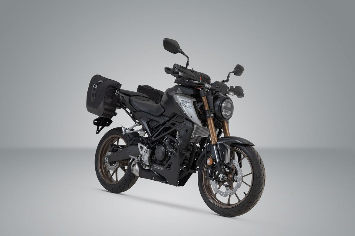Legend Gear Side Bag System LC Honda CB300R (18 - ) / CB125R (18 - ) Black Edition - SW - Motech UK