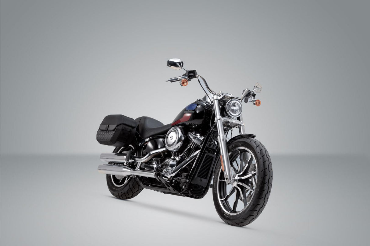 Legend Gear Side Bag System LH1/LH1 2x 19.5 litre Harley Davidson Softail Low Rider / S (17-) - SW-Motech UK